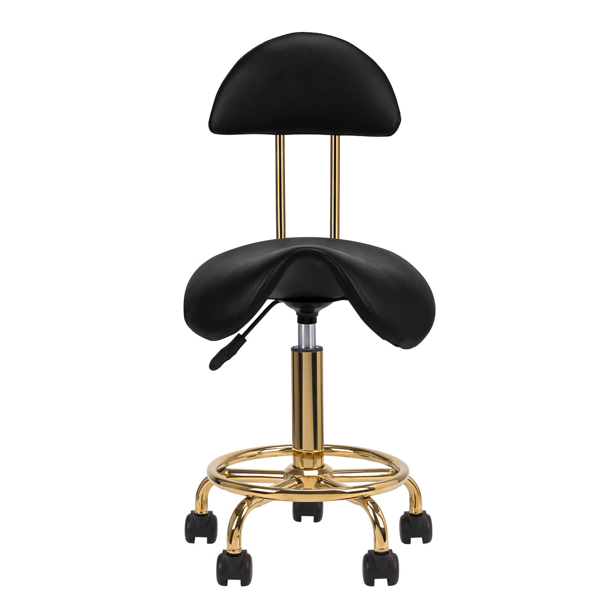 Tabouret cosmétique Essential Gold Noir – Série Sélection