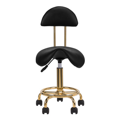 Tabouret cosmétique Essential Gold Noir – Série Sélection