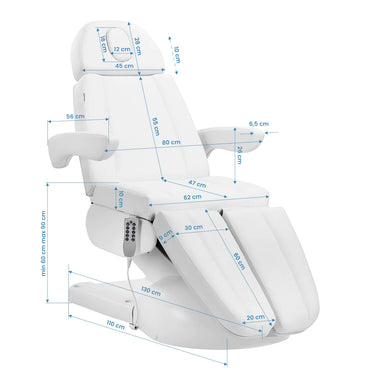 Fauteuil  LUNE 3M Blanc Chauffant