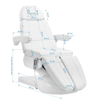 Fauteuil  LUNE 3M Blanc Chauffant